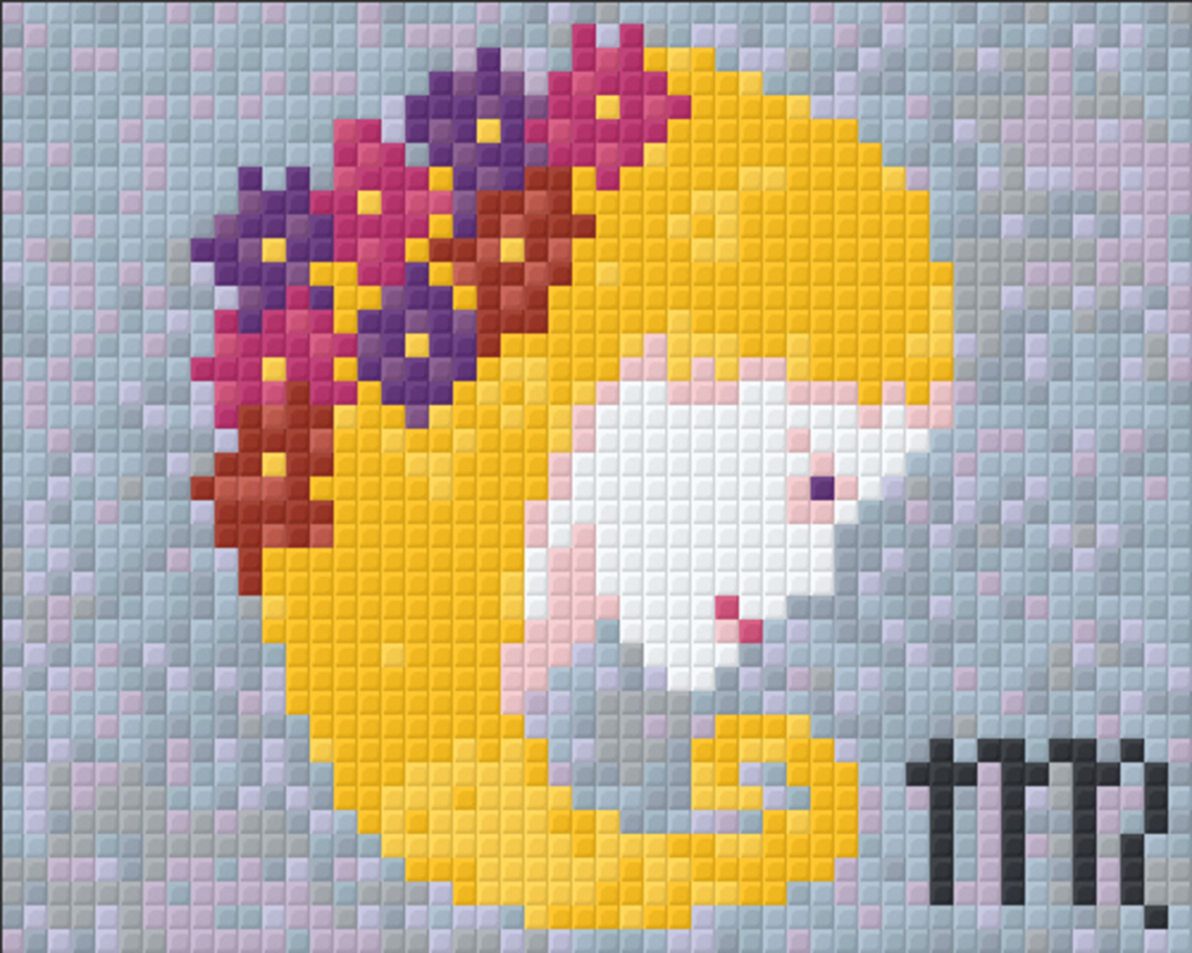 Virgo Zodiac Sign One [1] Baseplate PixelHobby Mini-mosaic Art Kit image 0